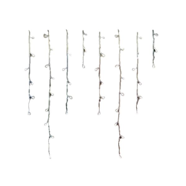 LED Snowfall Effect Icicle Christmas Lights Indoor &amp; Outdoor Christmas Decoration