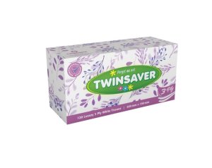 Twinsaver - 3 Ply Spring Facial Tissues (120 Sheets)