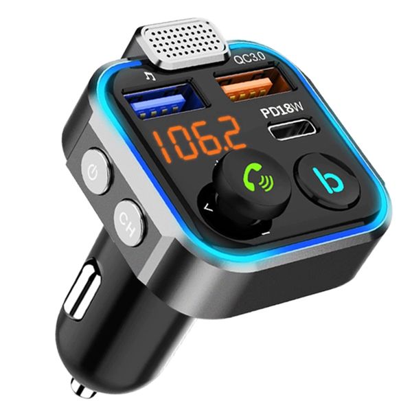 Bluetooth FM Transmitter for Car Adapter,Radio Transmitter Wireless