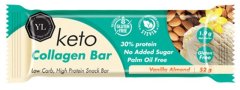 YL Keto Collagen Bar - 52g Bar- Vanilla Almond - 6 Pack