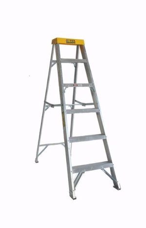 Maxi 6 Step Heavy Duty Yellow Top Ladder