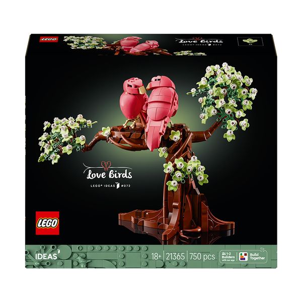 LEGO Ideas Love Birds Building Set - Bird Decor 21365