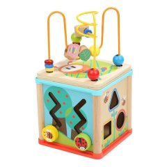 TopBright - 5-in-1 Garden Play Cube for Toddlers: Montessori Activity Toy