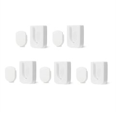 Magnetic Remote Control Holder Wall Mount, (White)