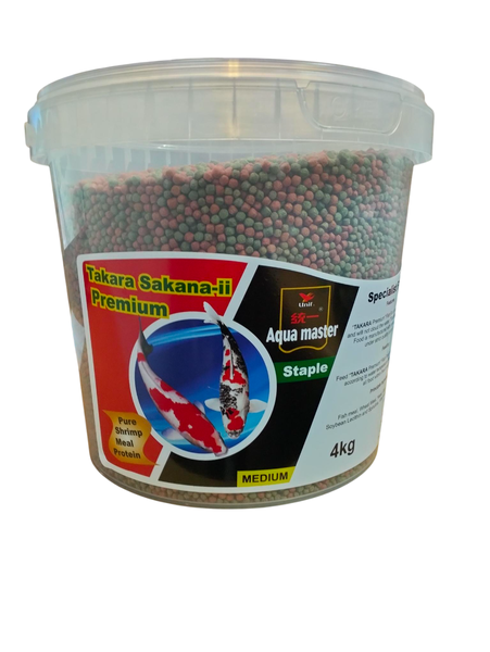 Takara Koi Food - Premium Pond Pellets - 4kg Medium