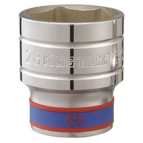 King Tony Socket Standard 1/2"Dr X 36mm 6P