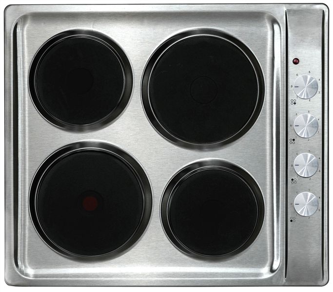Hisense 60cm Black Hob, 4 x Hot Plates, 6 Heat Options-H60STES