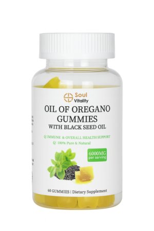 Oil of Oregano Gummies with Black Seed Oil by Soul Vitality