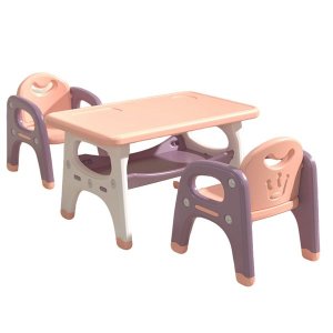 Kids Table and Chairs Set Activity Table with Storage Toddler Furniture Set