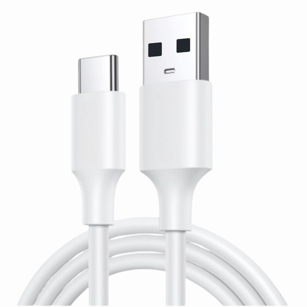 2 meters USB A to Type C 3A Fast charging and data transfer Cable white