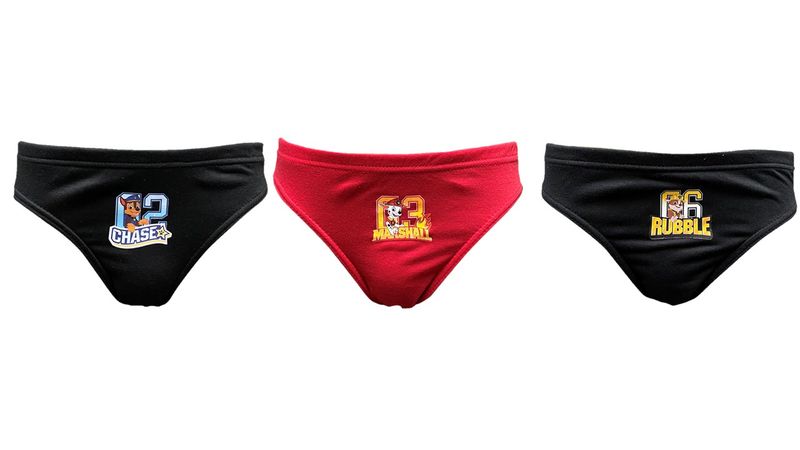 Paw Patrol Assorted Colour Boys Brief - 3 Pack