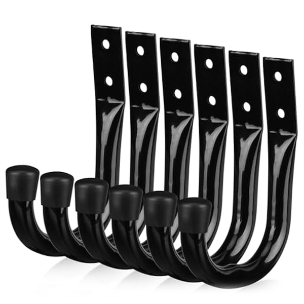 6pcs Heavy Duty Garage Storage Hooks,Bike Hooks for Garage Wall,Utility Ga