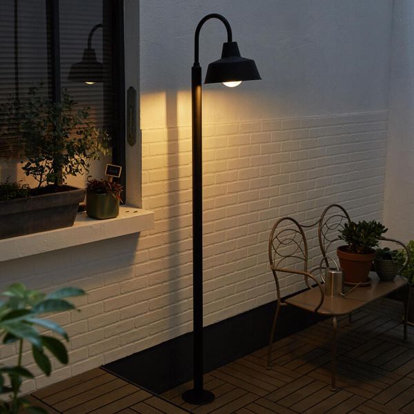 Inspire 2m Post Lamp,E27 Max.60w,Ip44,Metal.Matt Black,Sarasota