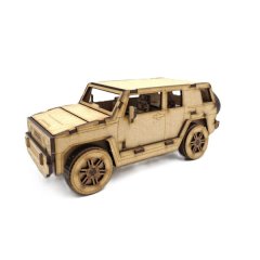 Toyota FJ Cruiser 3D Puzzle Wooden Model Vehicle Car Everything Laser Kit