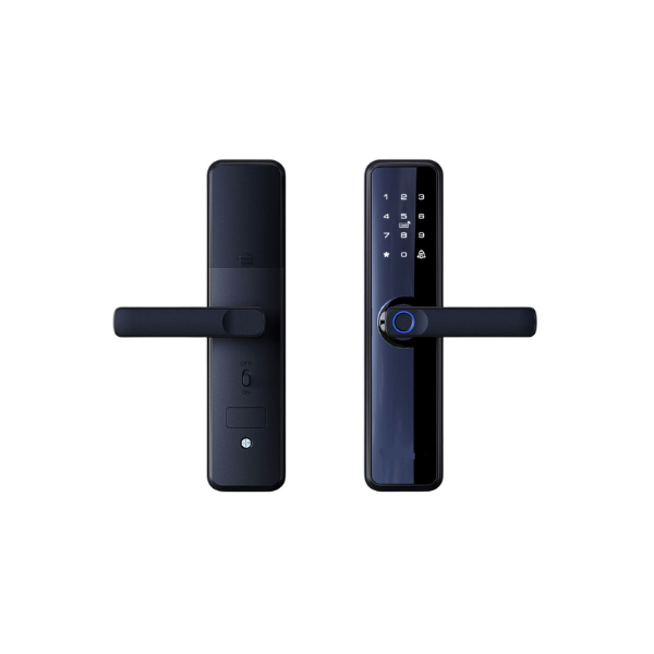 Smart Biometric Door Lock 2026 Model - Black
