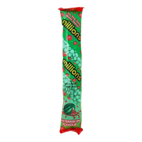 Millions Watermelon Tiny Tasty Chewy Sweets Tube - 60g