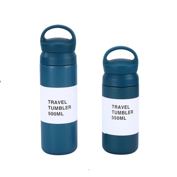 2-Pack Stainless Steel Portable Thermos Set - Blue