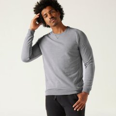 Domyos Men's Fitness Sweatshirt Crew 100 - Schist Grey