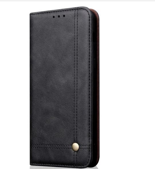 TUFF-LUV Essentials Leather case &amp; Stand Xiaomi Redmi 7 - Black