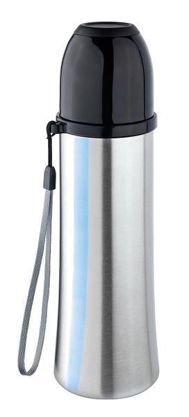 Isosteel - 250ml Quick stop Flask - Silver