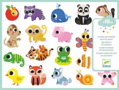 Djeco Puffy Stickers - Baby Animals