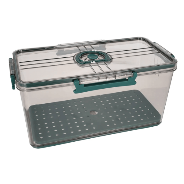 Clear Rectangular Fridge Storage Container BPA-Free 33cm