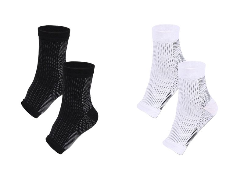 Ankle Compression Socks Open Toe Compression Sleeve for Plantar Fasciitis