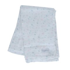Snuggletime Bamboo Muslin Receiver - Pink Star