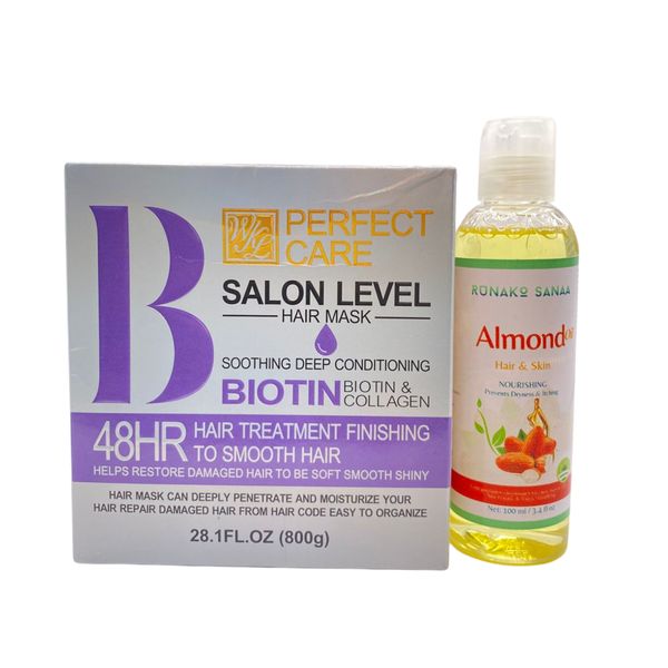 Perfect Care Salon Level Hair Mask &amp; Runako Sanaa Almond Oil