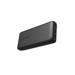 RAVPOWER 32000mAh 3x USB 6A output Power Bank Black