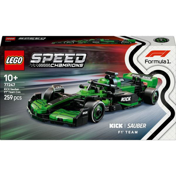 LEGO® Speed Champions KICK Sauber F1® Team C44 Race Car Toy Vehicle 77247