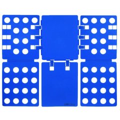 Heartdeco Large Adjustable Clothes Folders T-Shirts Folding Boards-Blue