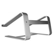 Macally - Aluminium Stand For Apple Macbook Air/Pro or Any Notebook - Silver