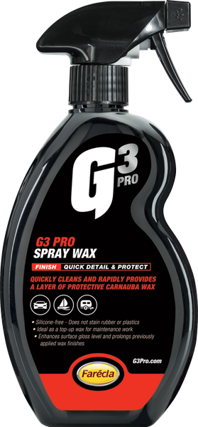Farecla G3 Pro Spray Wax Car Wax - Quick Detailer