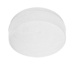 Round Cheese Fitting with Alabaster Polycarbonate Cover