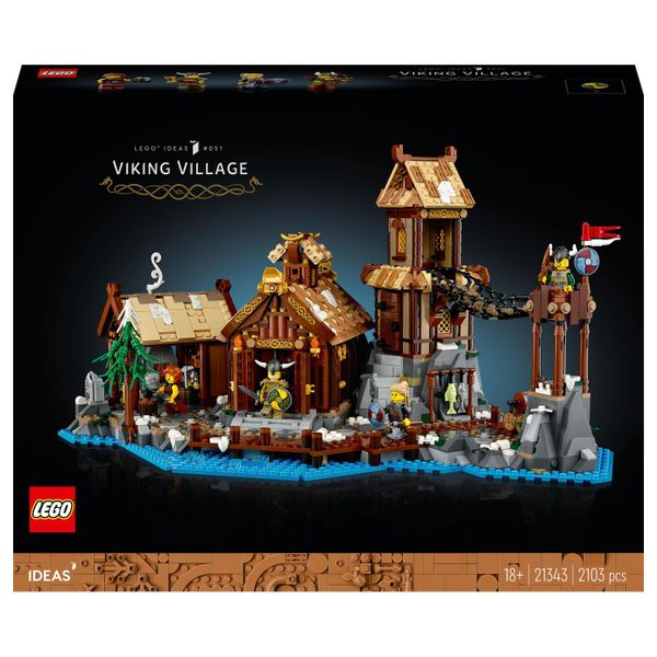 LEGO® Ideas Viking Village 21343 Building Set for Adults (2,103 Pieces)