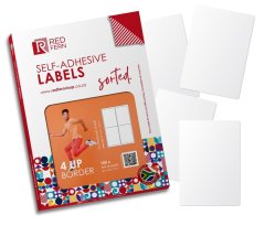 Redfern Bordered 4up A4 Self-Adhesive Labels 1000 Sheets