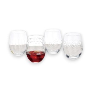 Red Wine StemlessGlasses 550ml