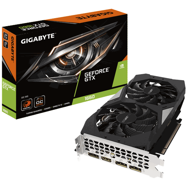 Gigabyte GeForce GTX 1660 OC 6GB Graphics Card