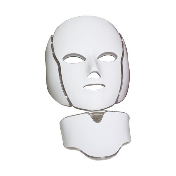 7-Color LED Light Therapy Face And Neck Mask For Facial Skin-Rechargeable