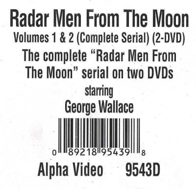 Radar Men from The Moon Vol. 1 &amp; 2 (Complete Serial) - (Region 1 Import DVD)