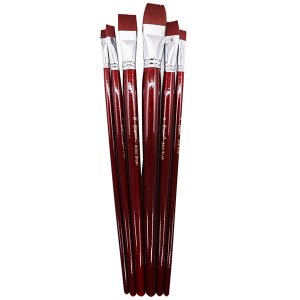 Artist Professional Nylon Brush Set For Acrylic/Oils Painting(Artist Grade)