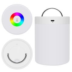 LED Night Lamp Portable Desk Rechargeable Night Lamps Warm White Light And
