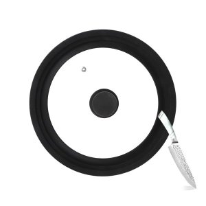 Universal Tempered Glass Lid for Pans and Skillets Suitable 20cm/22cm/24cm