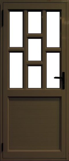 KENZO Single Left-Hand/Open-In Door in Frame Brick Top/Hor. Bot