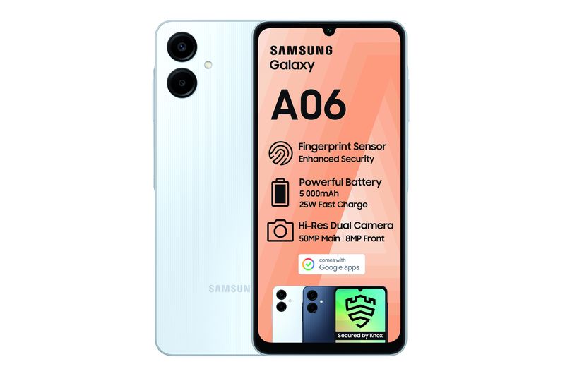 Samsung Galaxy A06 64GB Dual Sim - Light Blue