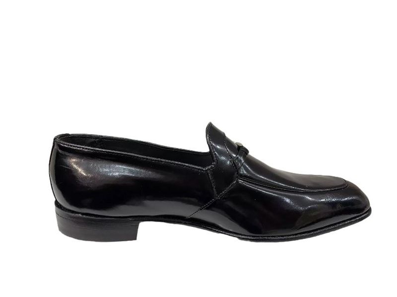 Barker - Mens - Black Leather Loafer - Slip On Shoes