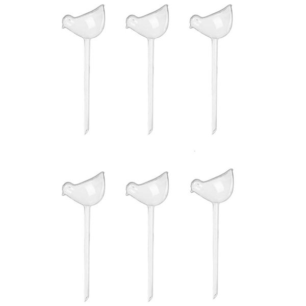 6 Pack Self Watering Planter Insert Bird Shape, Plant Watering Devices