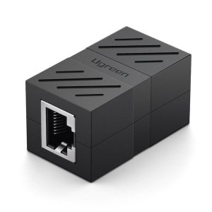 UGREEN RJ45 1Gbps Ethernet Cable Extender Adapter - Black