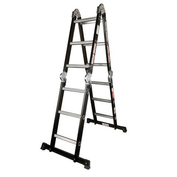 Tradequip - Multi-Function Folding Ladder (3.1M) -150kg MVSL - Black